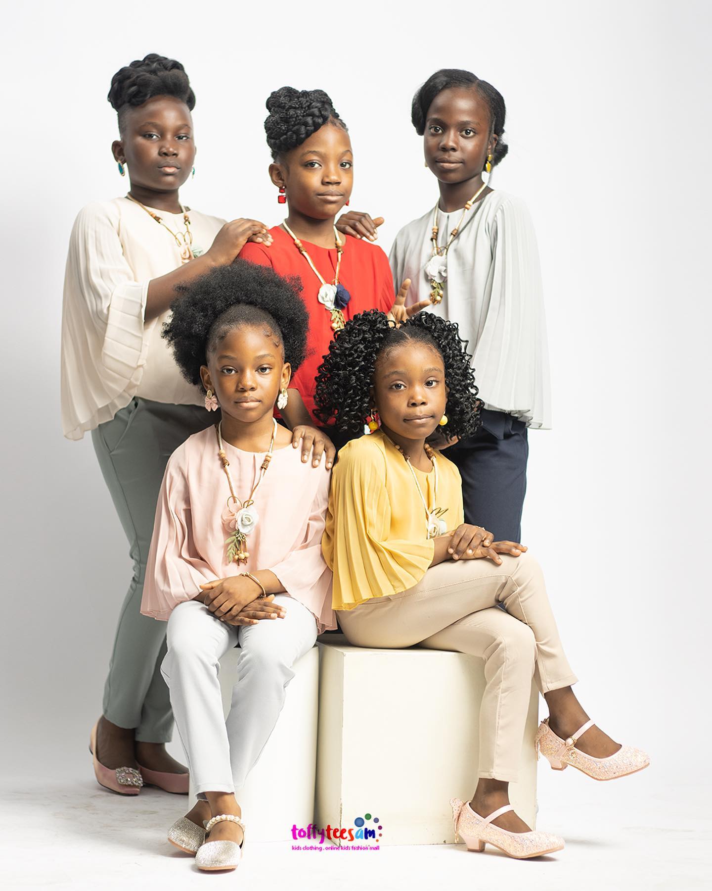 Kids CHIFFON BLOUSE with trouser