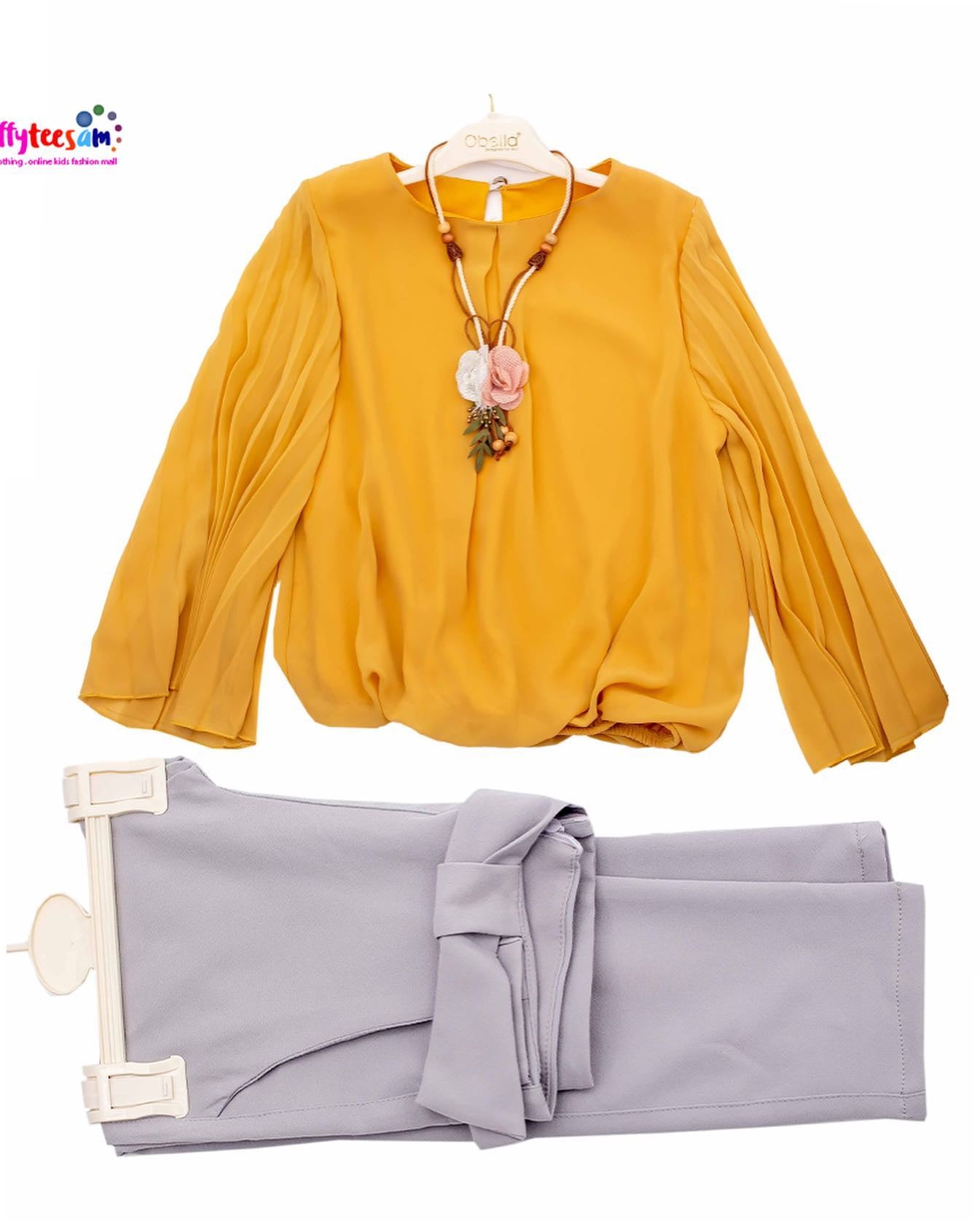 Kids CHIFFON BLOUSE with trouser