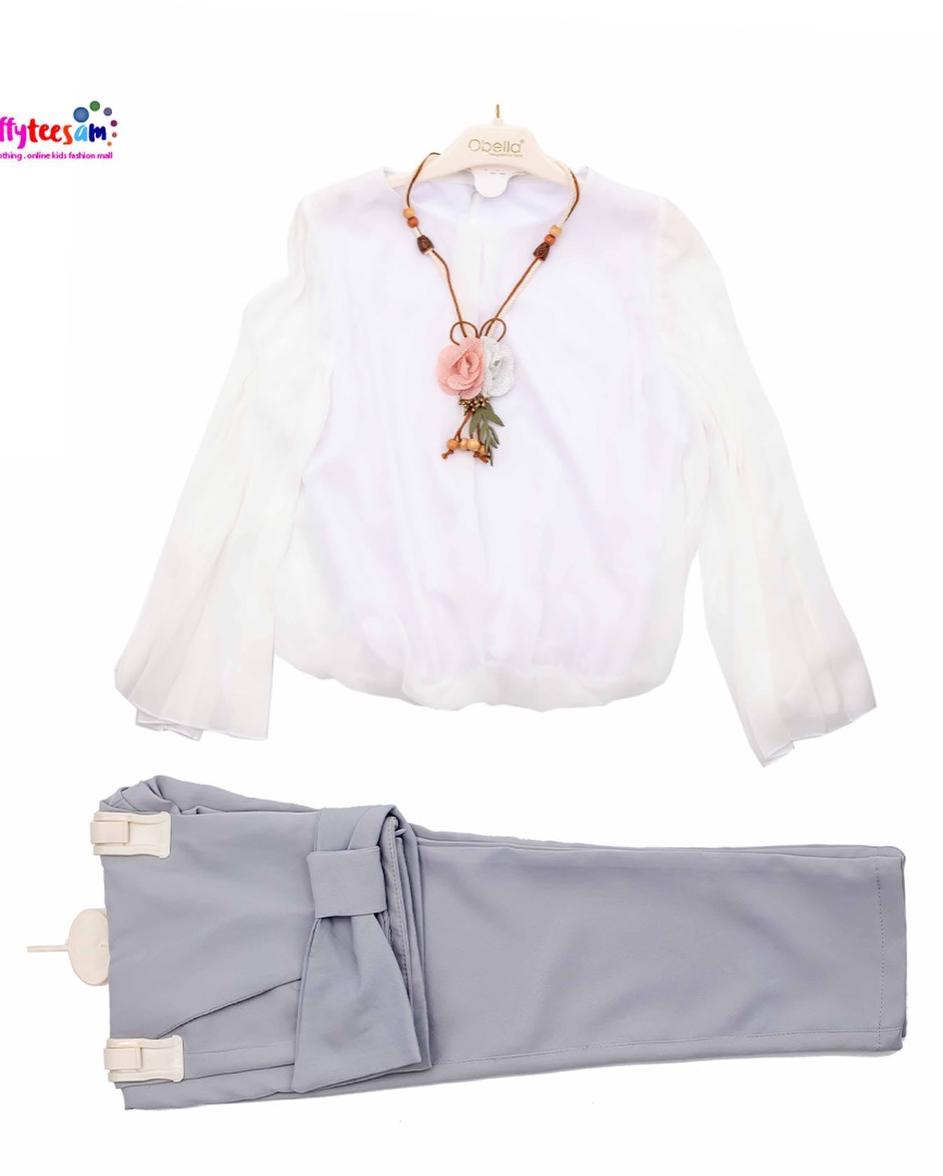 Kids CHIFFON BLOUSE with trouser