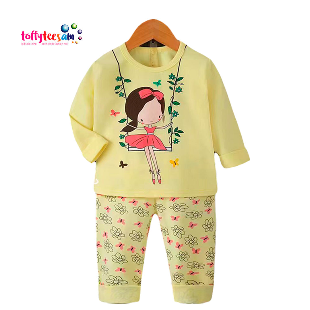 Soft and cozy Long Sleeve GIRLS Character pyjamas