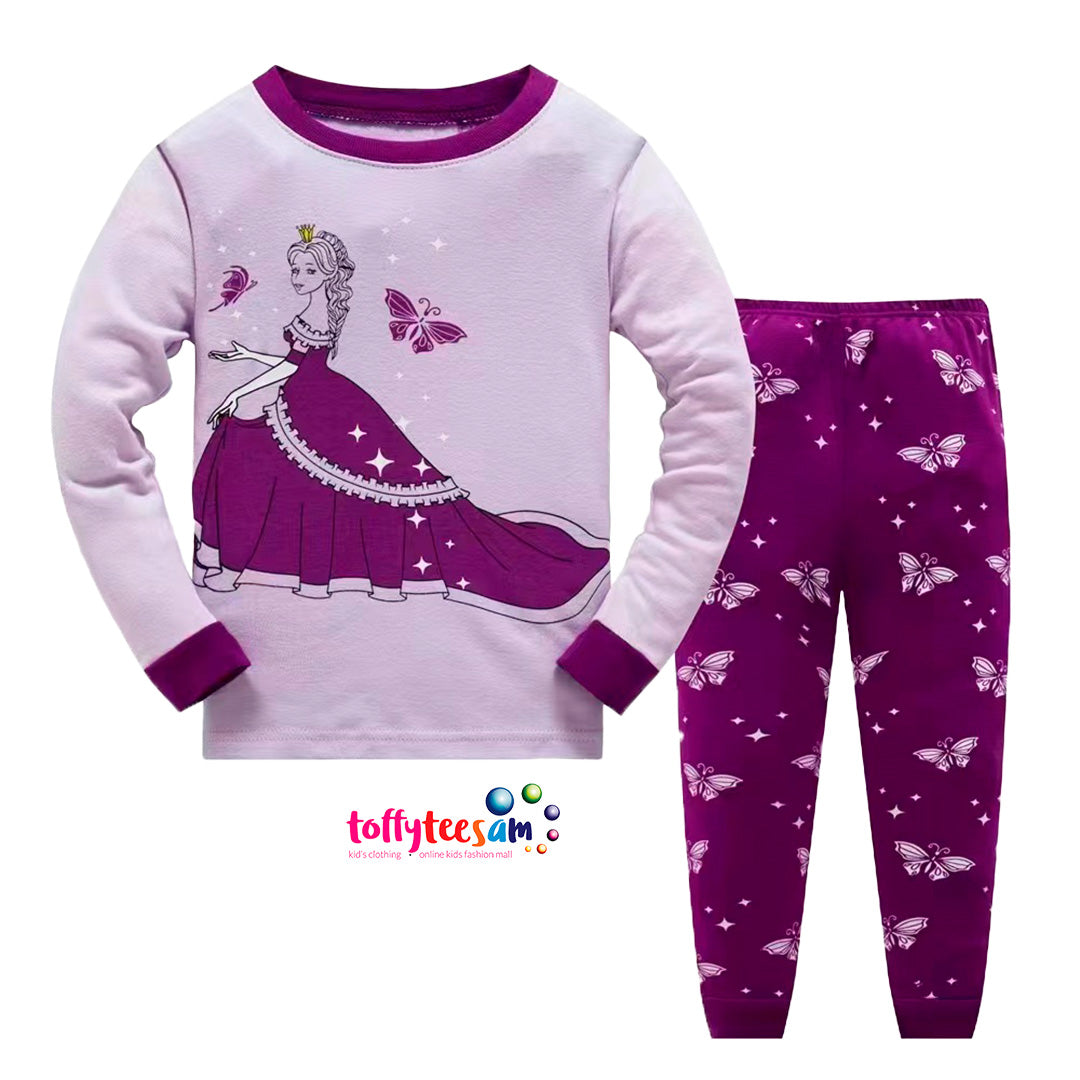 PRINCESS Long Sleeve GIRLS Character pyjamas