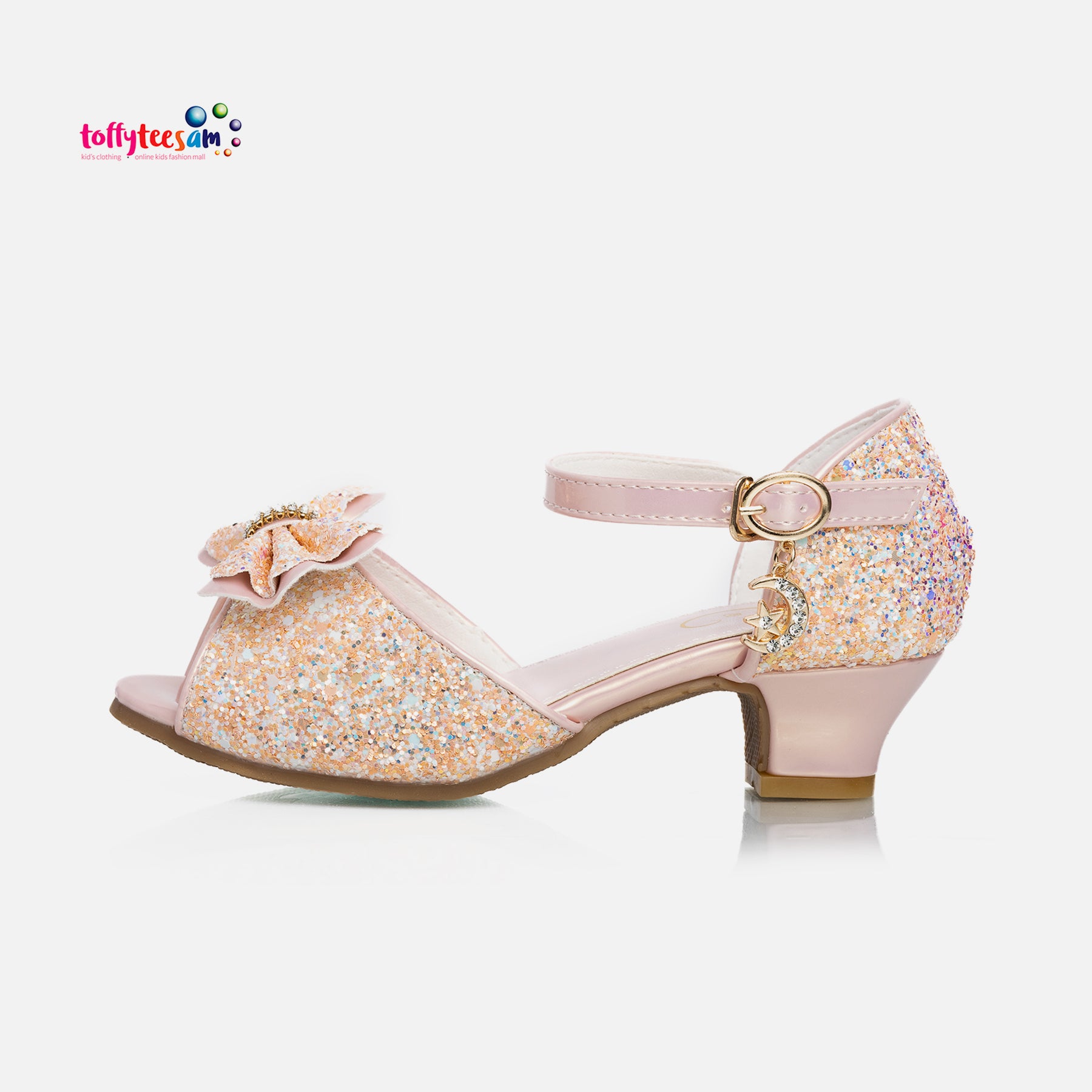 High Quality Fashion Girl Shoes Flats High Heel Children Girls Kids Dress Show Shoes Girls Wedding Shoes