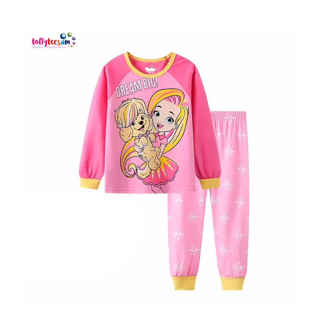 Dream Big Long Sleeves Pajamas - Girl&