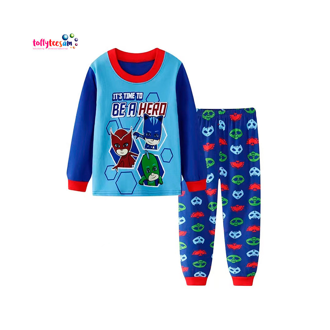 PJ Mask Best selling Long sleeves Pajamas - Pyjamas - Character Pajamas - PJ - Character Pajamas