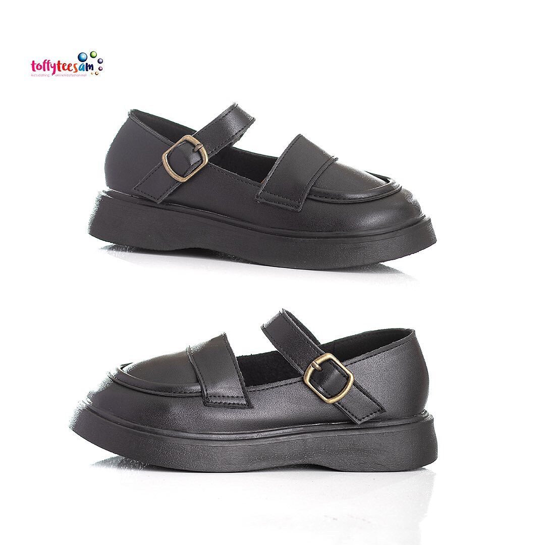School shoe, Spring and Summer Children Casual Shoes Girls Leather Shoes Dress Shoes Thick Soles Simple School Shoes