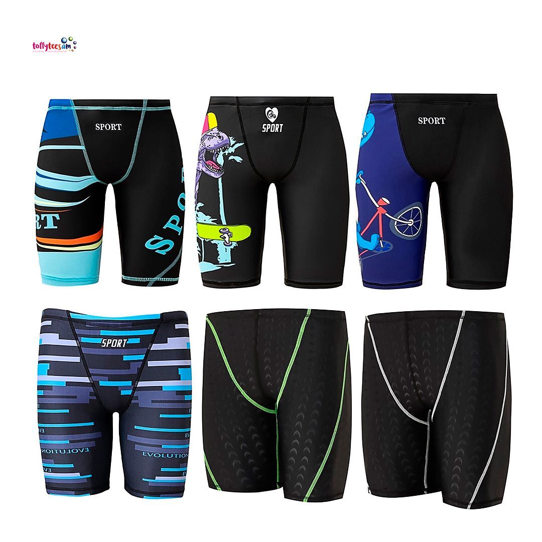 Swimming Jammers for Boys Chlorine Resistant Tight Athletic Swimsuit for Pool Training Swim shorts