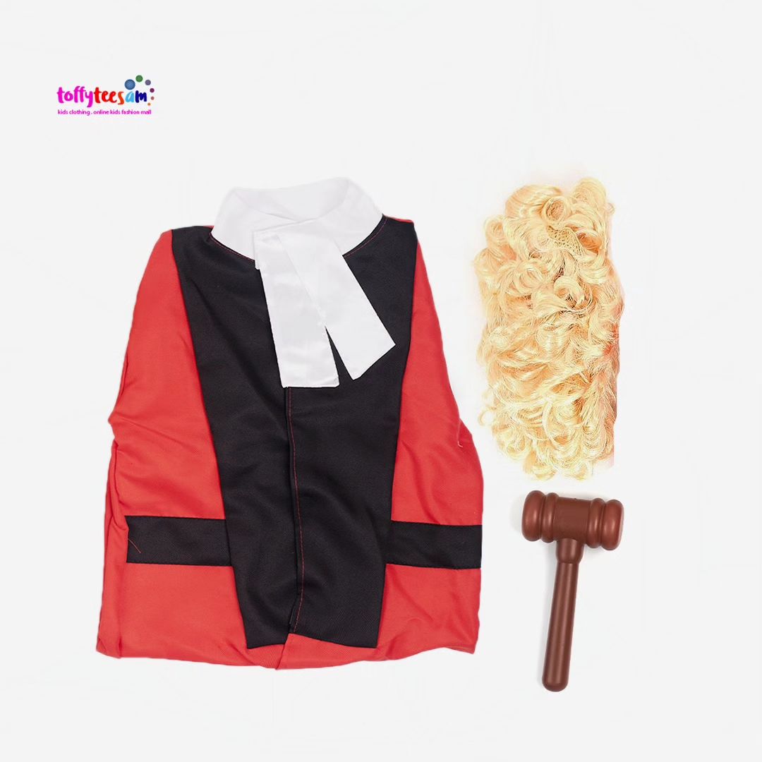 Judge Robe For Kids Creative Performance Cosplay Clothes Career day costume