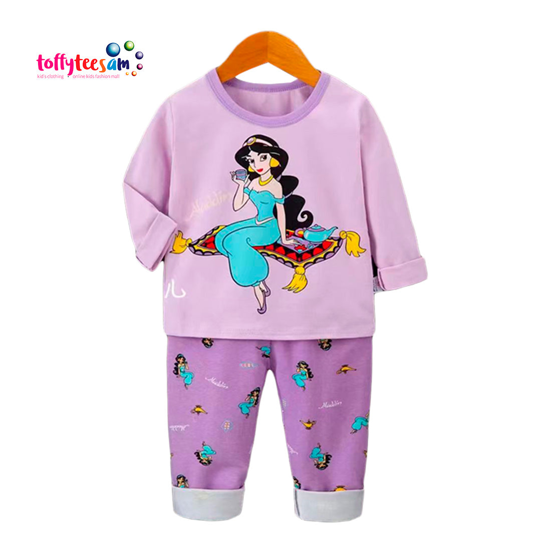 Princess jasmine Long Sleeve GIRLS Character pyjamas
