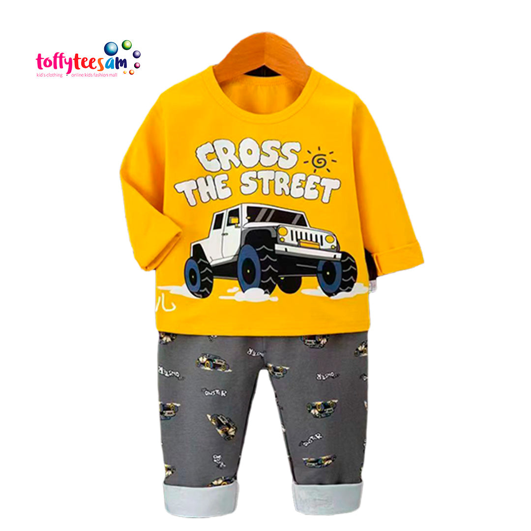 Adventurous and playful bedtime Long Sleeve Boys Character pyjamas