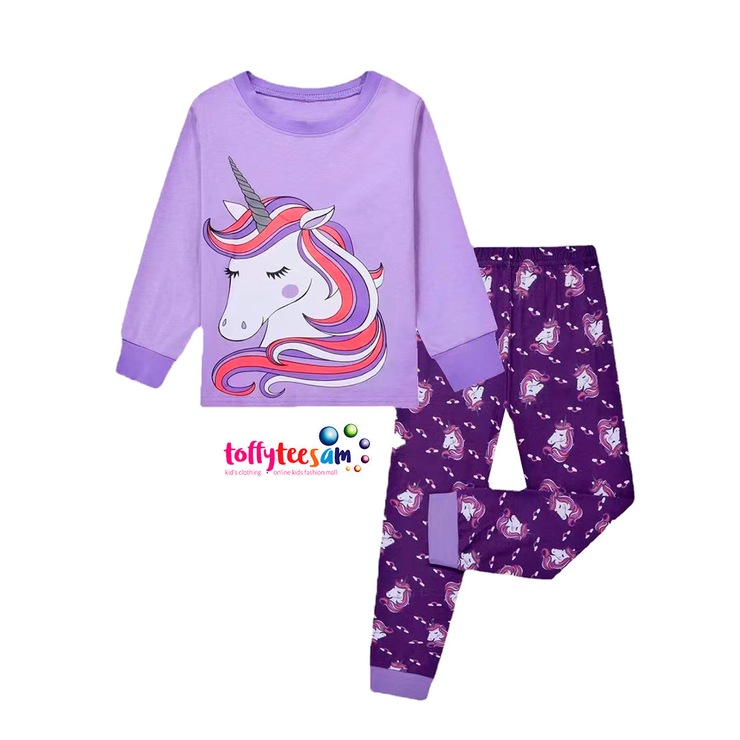 Unicorn Princess Long Sleeve Girls Character Pyjamas
