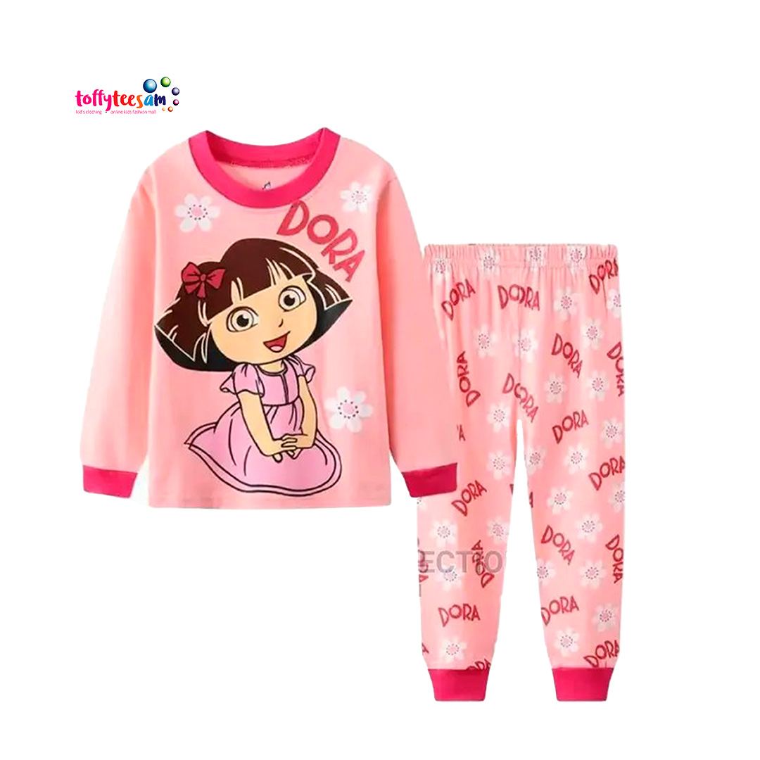 Dora Long Sleeves Pajamas - Girl&
